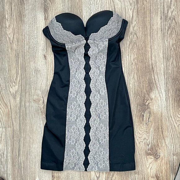 Secret by‎ Victoria’s Secret Power Figure Convertible Shaping Slip Black 34B - Picture 1 of 14